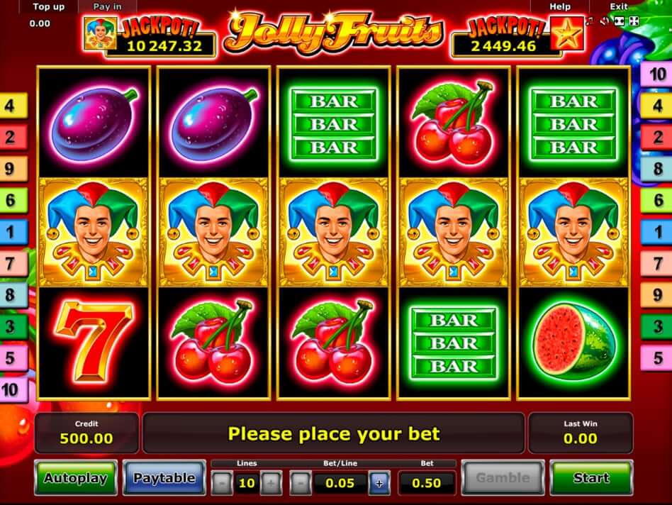 Jolly Fruits Slot - 1st Class Slots